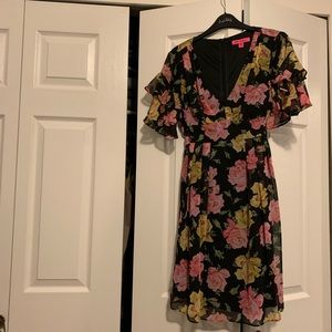 Betsey Johnson romantic floral dress